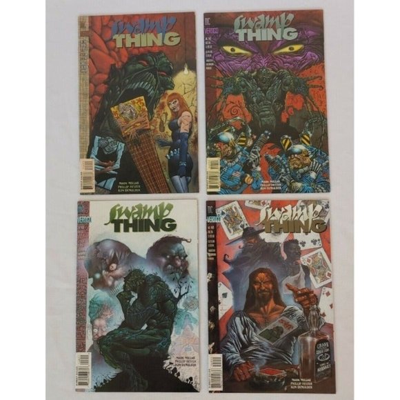 DC Comics Swamp Thing Issues #146-149 Vintage Comic Book Lot 1994 Vertigo Lot - Picture 1 of 8